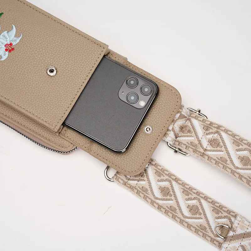 Leisure Mini Shoulder Crossbody Bag with Multiple Compartments, Card Bag, Large Capacity Phone Bag, Change Storage Bag