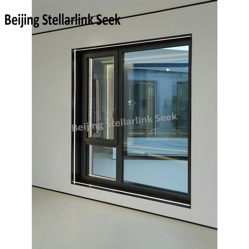 Artisan Timber Aluminum Composite Windows Steel Security Screen Mosquito Proof Drainage Triple Glazed Argon for Homestead