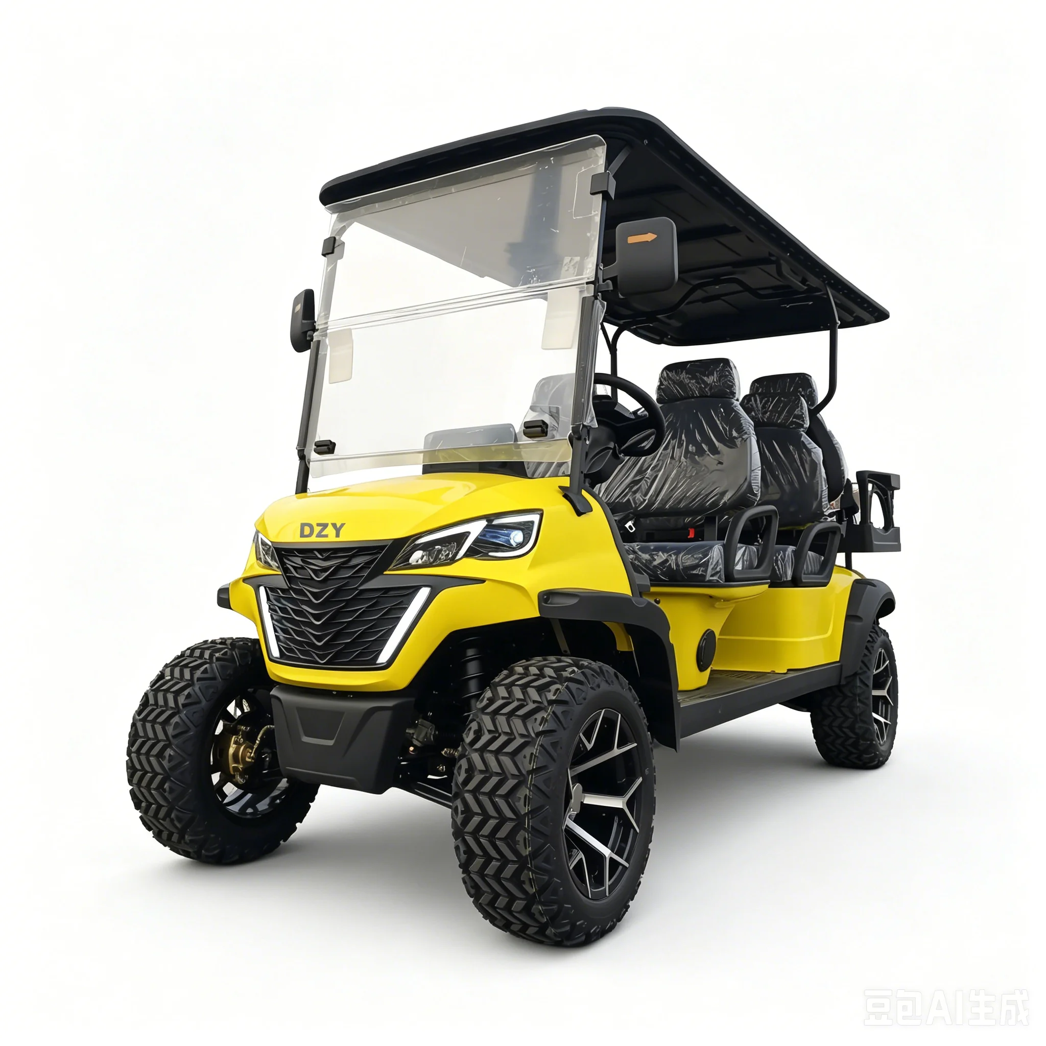 3-4 Seater Electric Golf Cart Buggy Car Cheap Prices Chinese Club 48V CE Certified 510kg Load Capacity 30-50km/h car golf cart