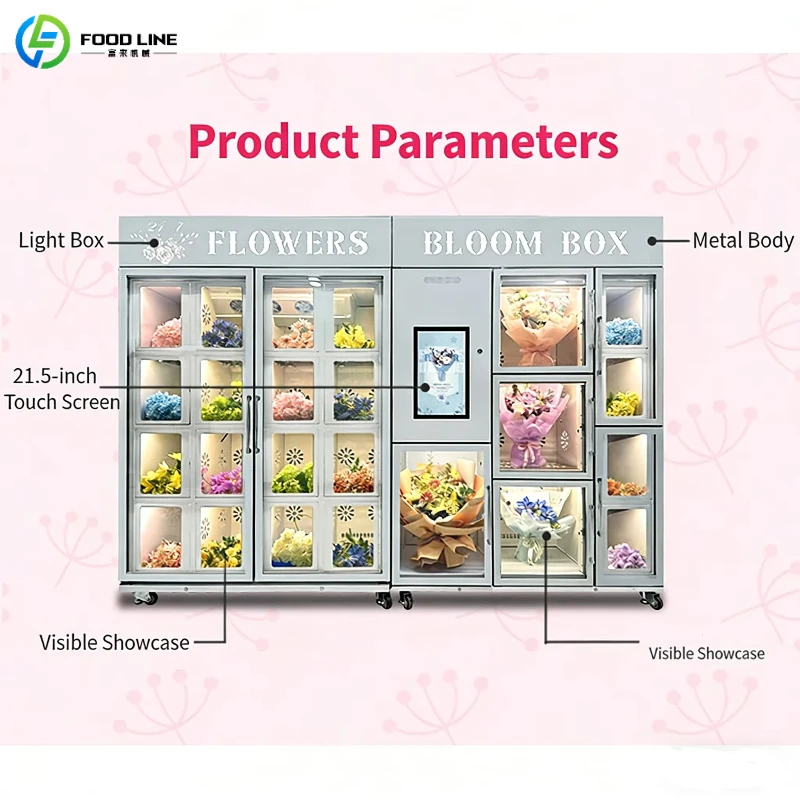 Customized Flower Vending Machine Floral Vending Machine Eco Friendly Fresh Flower Vending Equipment for Long Time Use