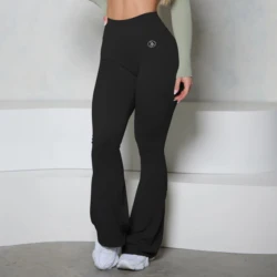 Allure the brand Women Bell Bottoms High Waist Sport Flare Pants Gym Fitness Leggings Women Female Legging Tummy Control Running