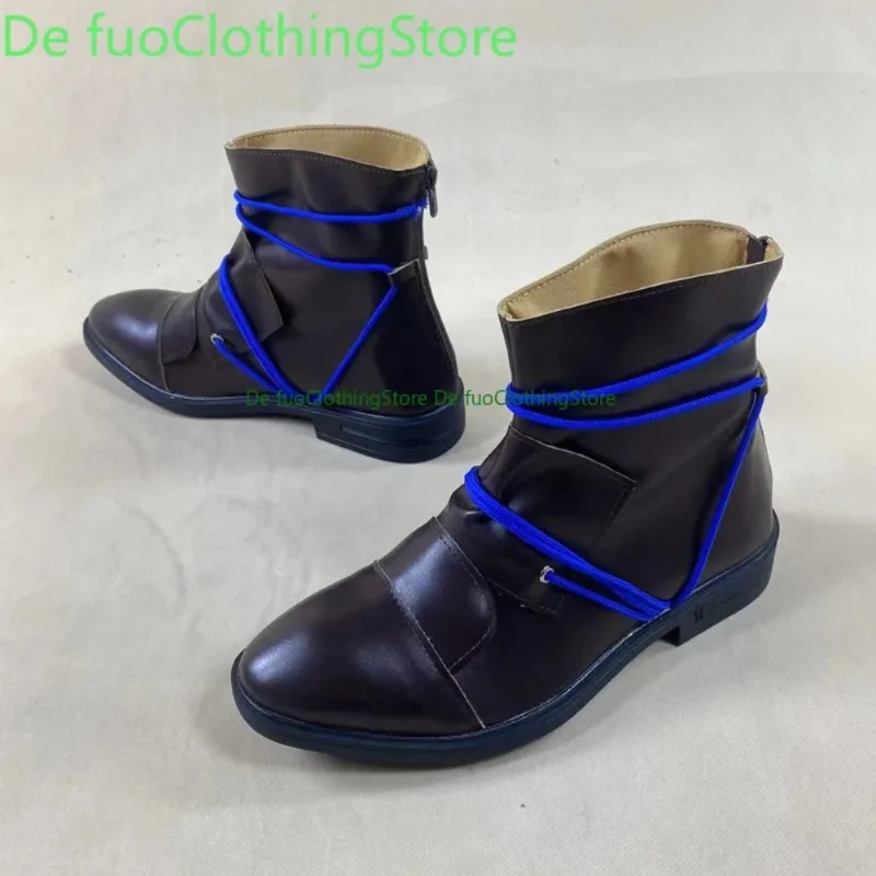 Defuo arknights lúmen cosplay sapatos anime botas de convenção anime jogo rpg sapatos e botas festa de halloween
