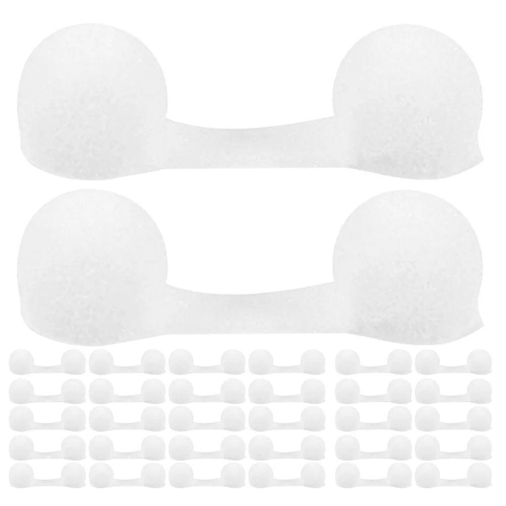 100 pces esponja nariz filtros reutilizáveis tampões nasais à prova de poeira com design alto para uso estendido adequado para industrial