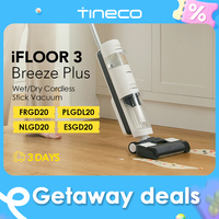 Tineco iFLOOR 3 Breeze Plus Wet Dry Vacuum Cordless Floor Cleaner and Mop One-Step Cleaning for Hard Floors