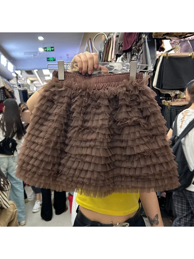 

Стильная юбка Vaion Age-Defng: универсальная, элегантная, для офиса, с высокой талией, А-силуэт, корейская версия