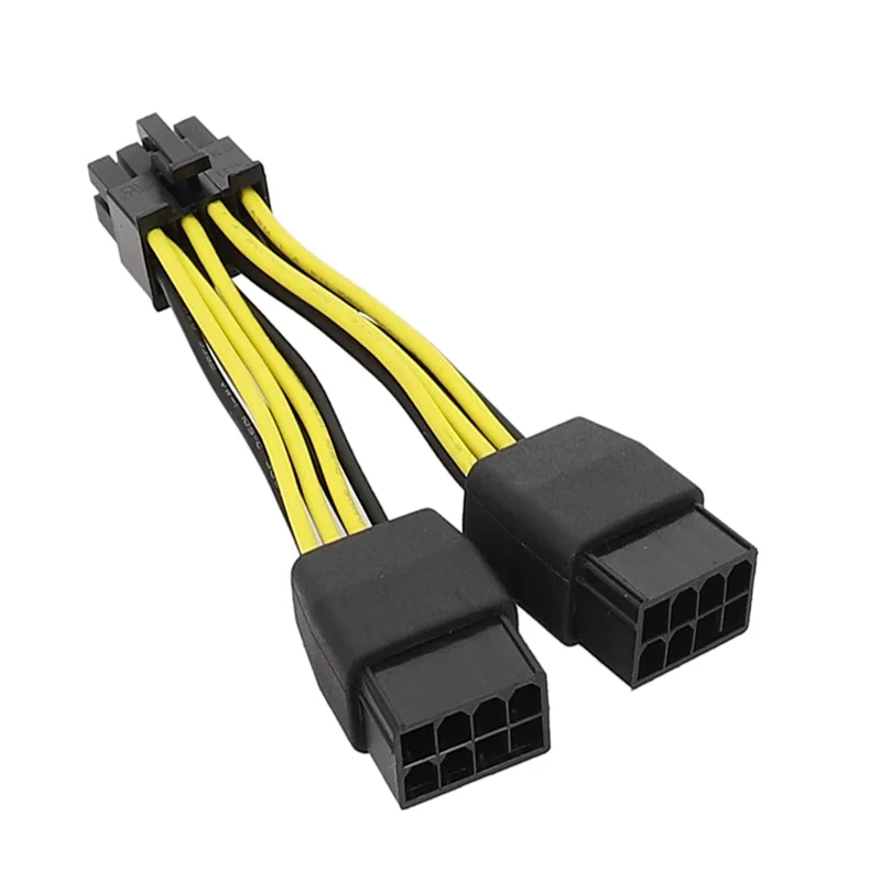 Cable de alimentación Dual de 8 pines a 8 pines para NVIDIA TESLA K80/M40/P100/V1 GPU, 10cm