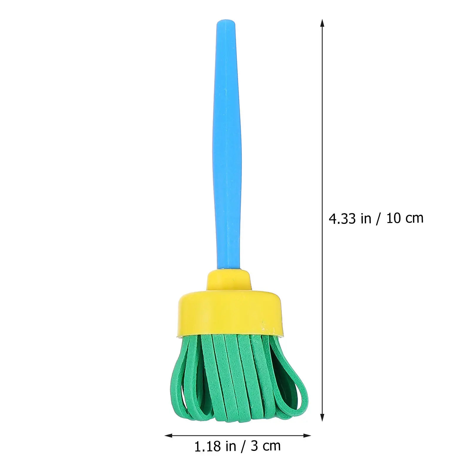 4Pcs Kids Sponge Painting Brushes for Drawing Doodling DIY Crafts Preschool Kindergarten Art Supplies Educational Early Learning