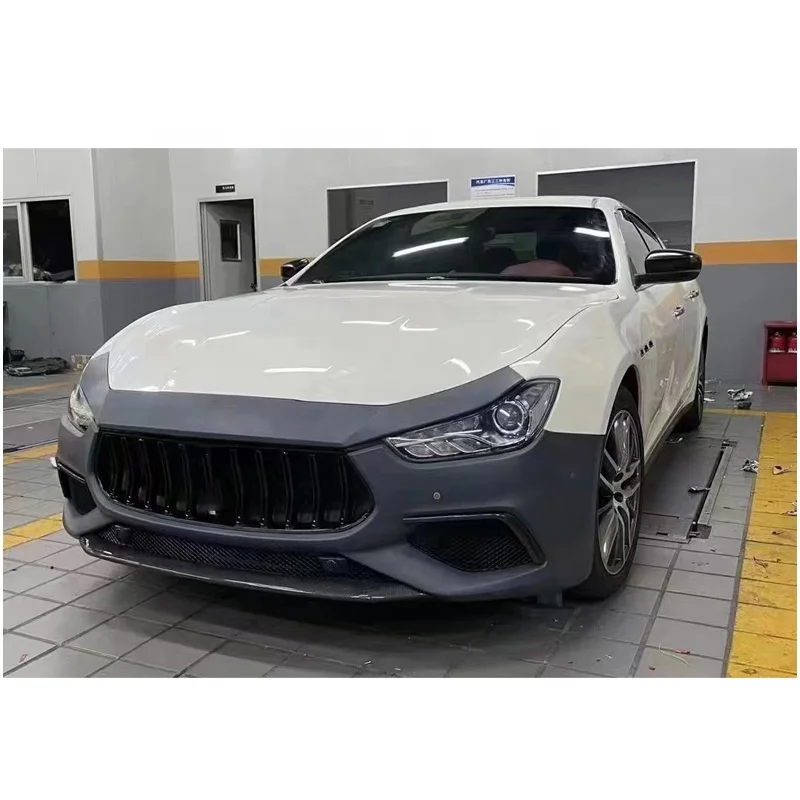 China manufacturer cheap car front and rear bumper sturdy for Maserati Ghibli bumper body parts surround