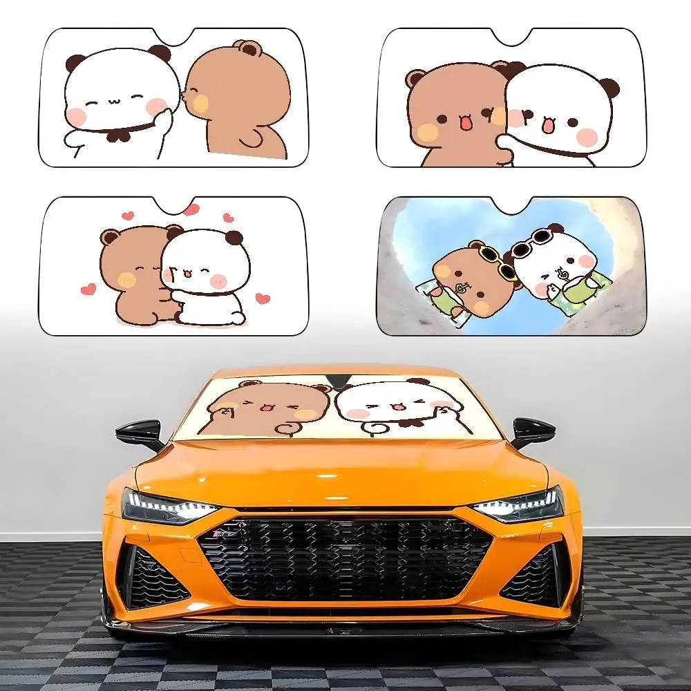 Cute B-Bubu-dudu Car SunShade Car Sunshade Covers Cover Universal Windscreen Folding Visor