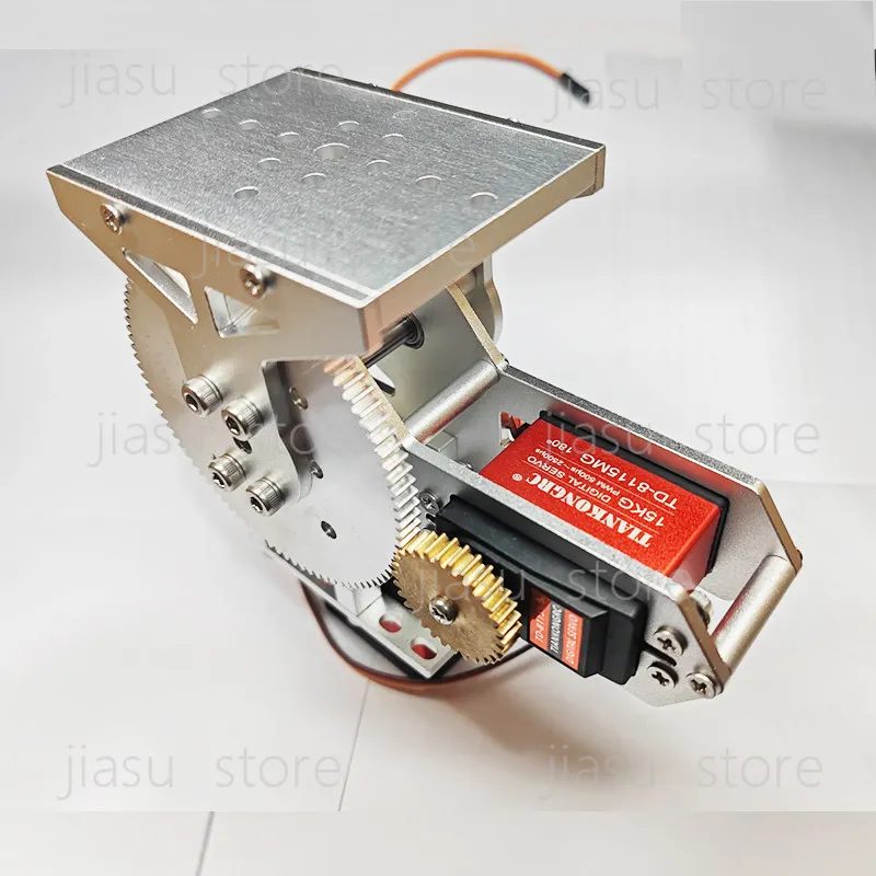 Two degrees of freedom, steering gear up, down, left, right, pitch, rotating gimbal platform base,fixed frame for Kechuang robot