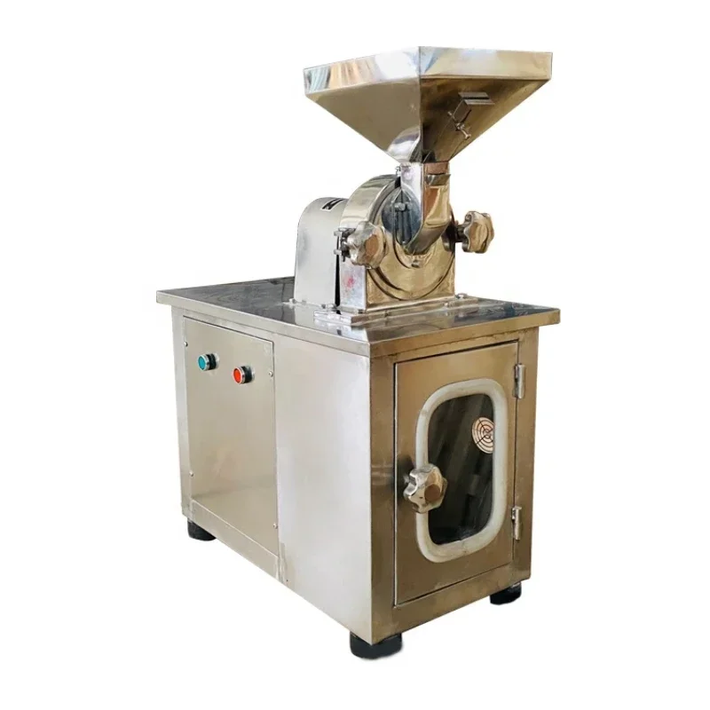 Industrial flour grinder laboratory plastic pulverizer commercial stainless steel grinding machine