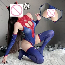 Cosplay Costume Sexy Lingerie Anime Girl Dress Spider Bodysuit Crossdresser’s  Lingerie Pornographic Pajamas Fetish Sex Set xxx