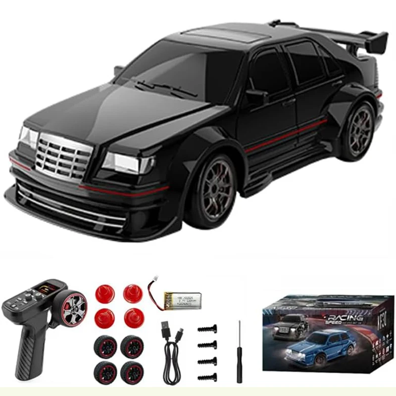 

1:43 High Speed RC Drift Car 2.4G 4WD Remote Control Racing Car With Gyroscope & Lights Competition Race Car Boys Toy