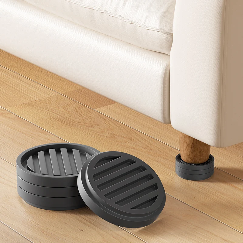 

Universal Furniture Risers – 1cm/1.7cm/2.5cm Anti-Slip & Damp-Proof Pads, Stackable Protection for Table & Chair Legs