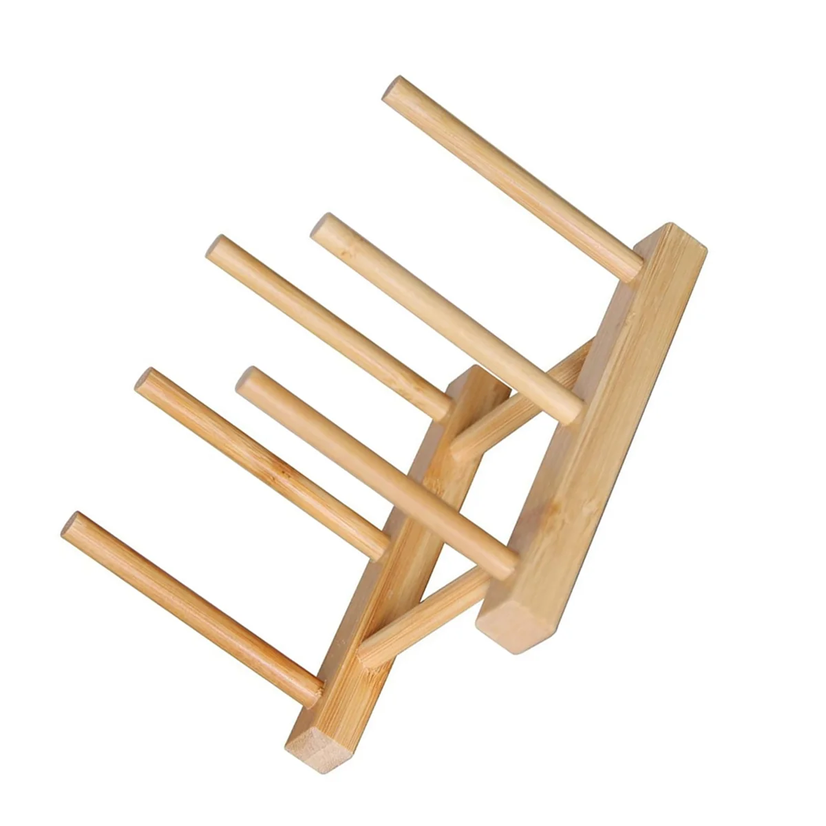 Trending Now Kitchen Organizer Pot Lid Holder Bamboo Storage Rack Multifunctional Dish Plate Pan Cutting Board Stand Bookshelf