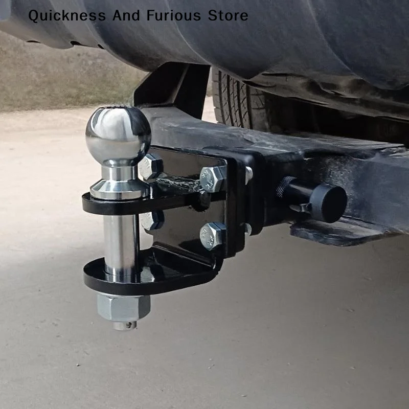 【MO】Carbon Steel Towing Ball 50Mm Standard Size Trailer Hitches Mount With 2Inch Ball & Pin For Campers And Trailers