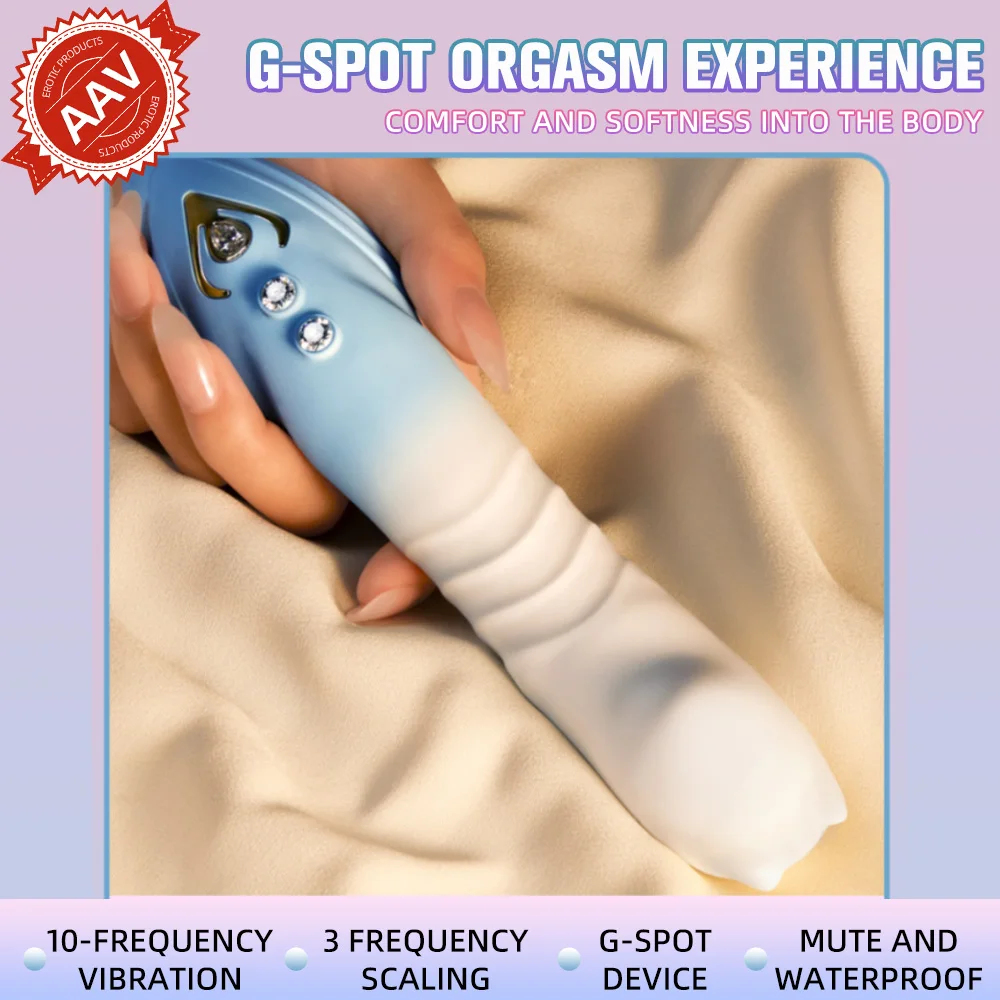 الاهتزاز تلسكوبي مدلك الإناث الاستمناء هزاز المهبل البظر G-بقعة الموزه لعبة الجنس للنساء الجنس لعب