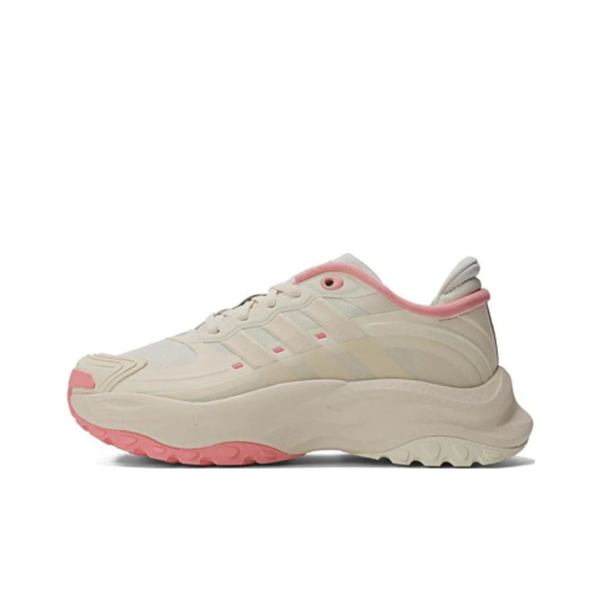 Adidas Maxxwavy Slip Resistant Abrasion Resistant Low top Chunky Sneakers Women's Ecru JH6271