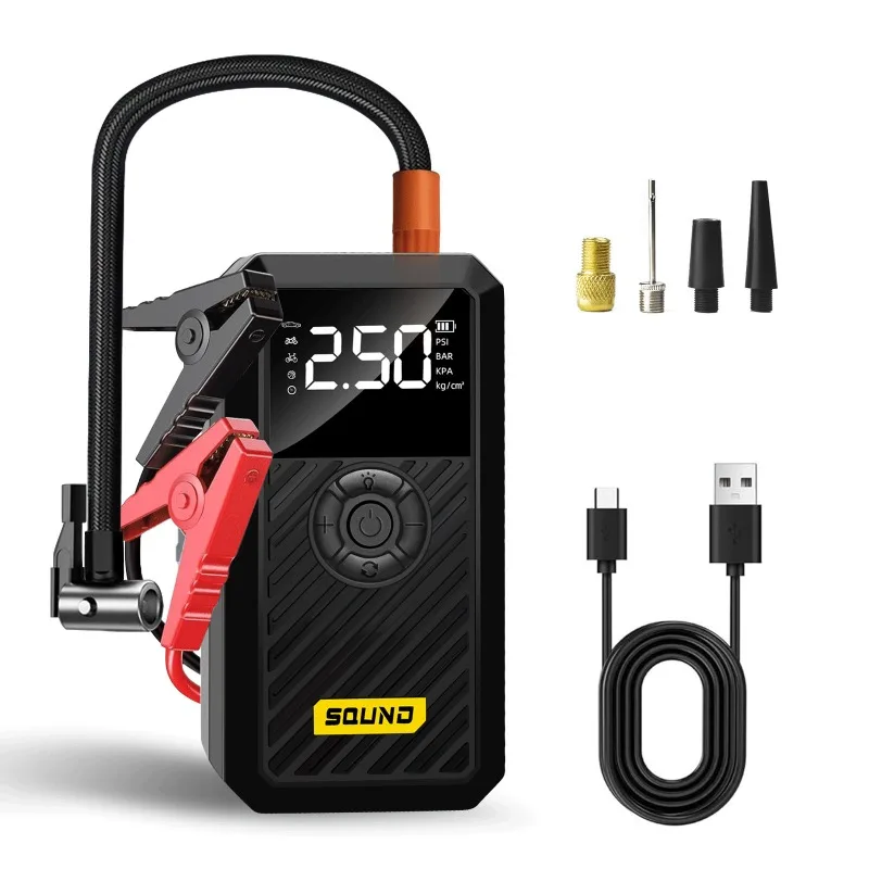 Looook Store 2 12V Car Wireless Air Pump Car Automatic Charging and Stopping Air Pump Portable Multi-function Electric Pump