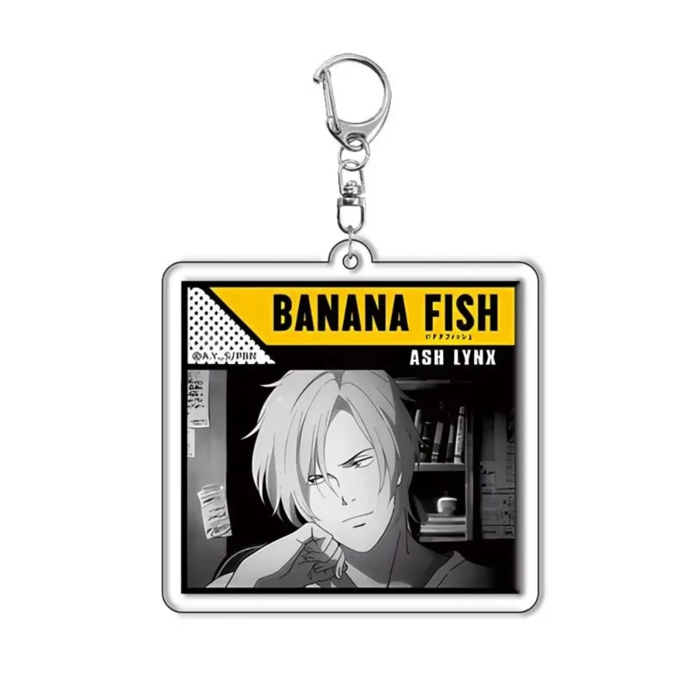 Fashion Anime Collection Keychain Cartoon Characters BL Couple Acrylic Figure Key Chain Cartoon KeyRing New