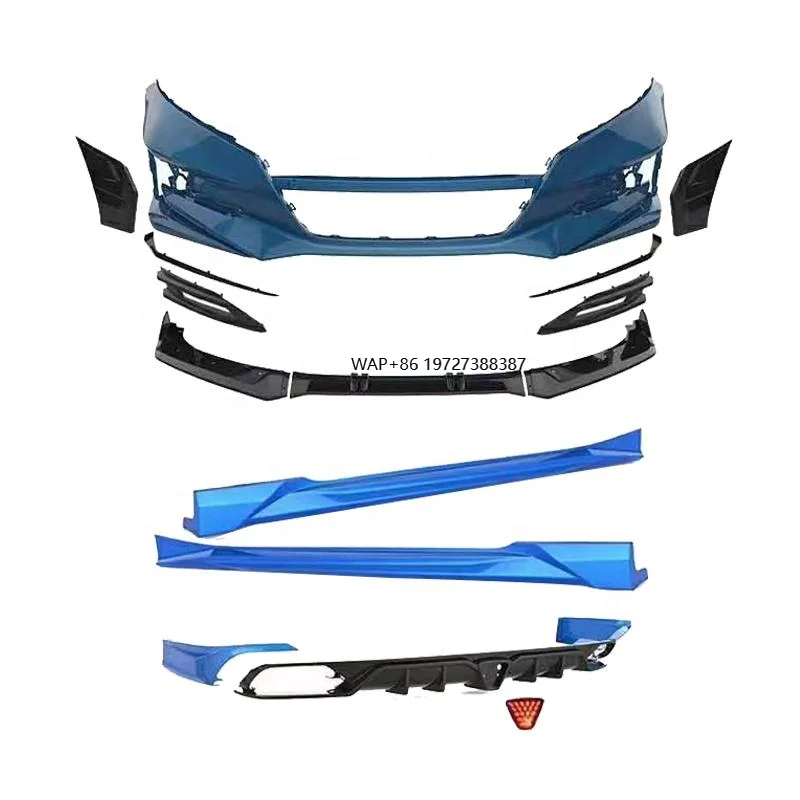 

Hot Selling New Style for for Upgrade ACR Style ABS Black Body Kits Front Bumper Front Lip Rear Lip Side Skirts