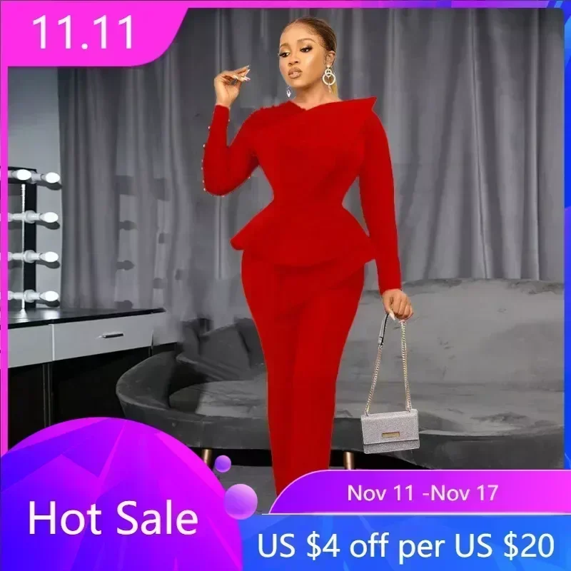 Women Jumpsuit Vintage Beaded Long Sleeve Patchwork Mesh One Piece Romper Beading Elegant Party Birthday Event African New