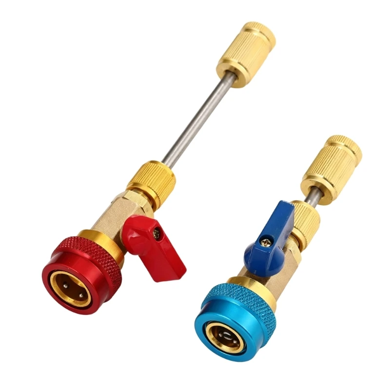 Automotive Cooling Removal and Replacement Equipment Set, R134a Handheld Units with Knurled Grip and Control Knob for Vehicle