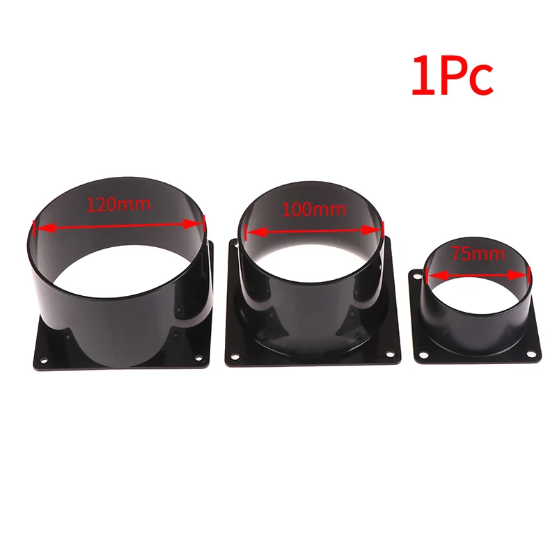 1Pc 75/100/120MM ABS Wall Flange Connector For Ventilation Pipe Air Ducting Connection For Smart Home Accessories Drop Ship‘