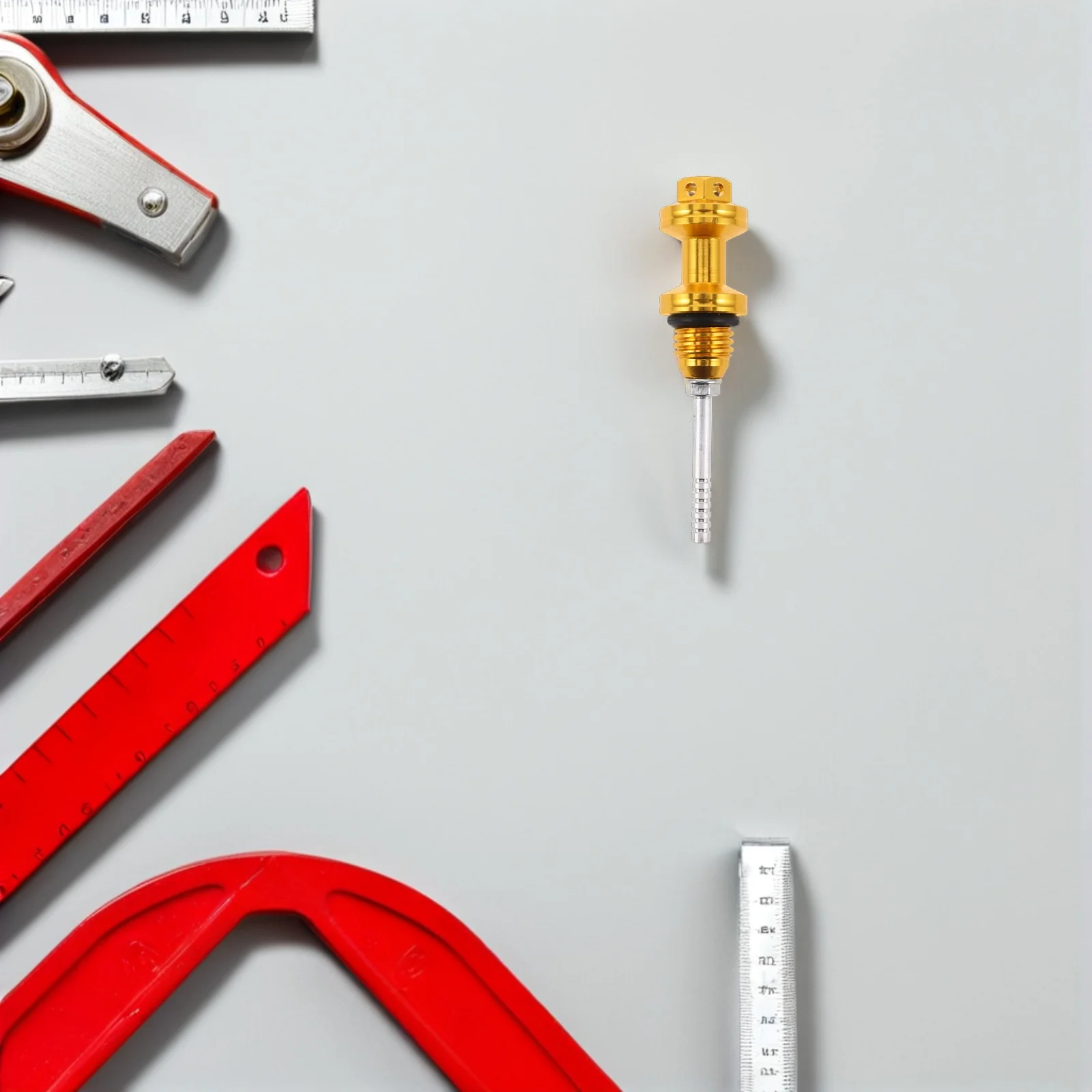 

Aluminum Alloy Motorcycle Engine Oil Dipstick Oil Level Gauge Indicator Replacement Accurate Measurement for Motorbikes