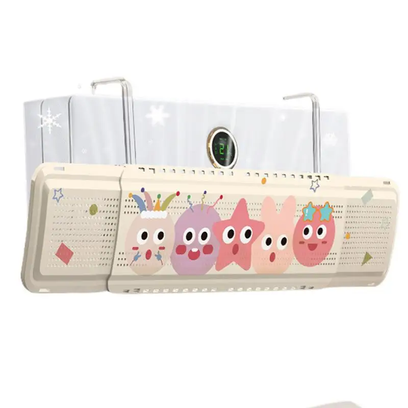 

Window Air Conditioner Deflector Retractable Air Conditioner Deflector Portable Extendable Flexible Non-Slip Safe Tool