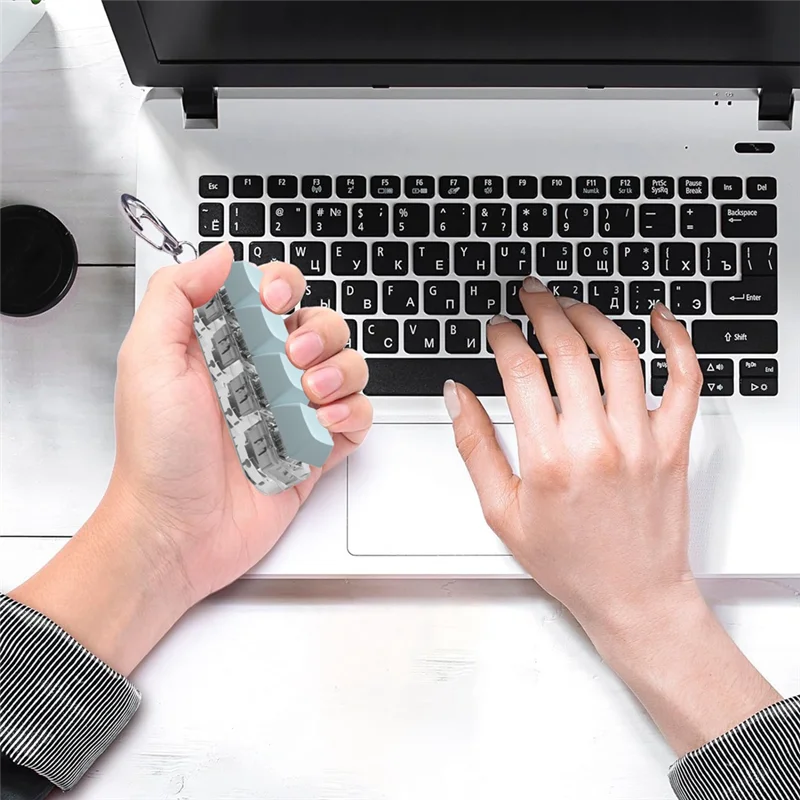 Trwałe zabawki na klawiaturę, odprężające przyjęcia DIY Fidget Button Keycaps, Fidget Keychains, Keyboard Keychains
