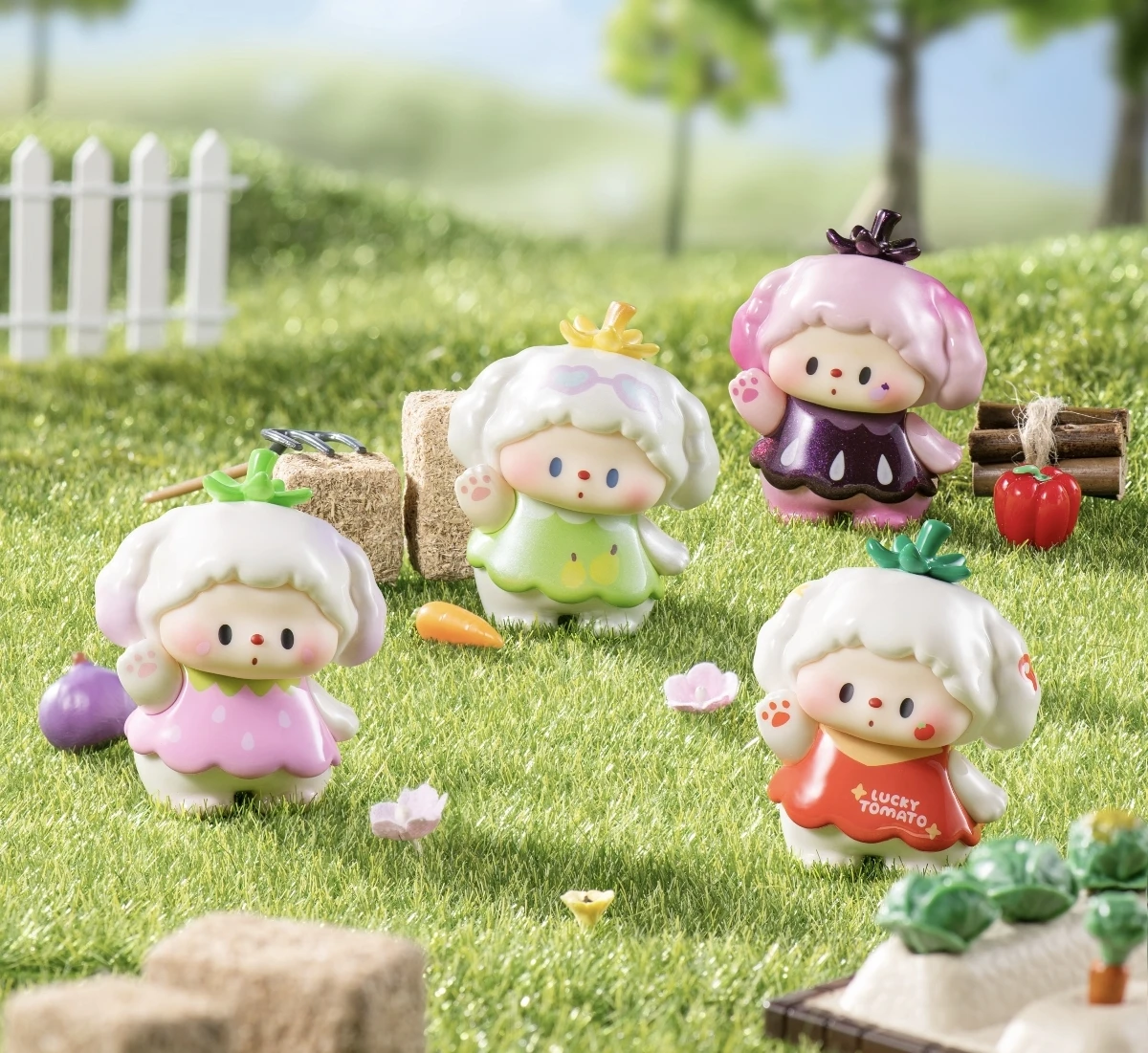 【متوفر 】 حقيقية لولو لولو الكلب مزرعة قصة سلسلة صغيرة صندوق أعمى لطيف جرو دمية سطح المكتب زخرفة فتاة هدية #5