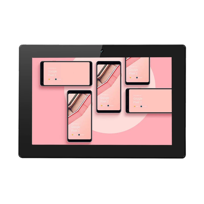 YC-102P 10.1 inch Android 11 wall mount touch player LCD  screen desktop/wall  advertising  