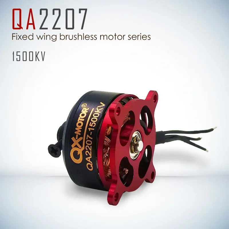 Silnik bezszczotkowy QX-MOTOR QA2207 1500KV QA2205 1400KV 1800KV /w 20A ESC do samolotu F3P RC o stałym skrzydle