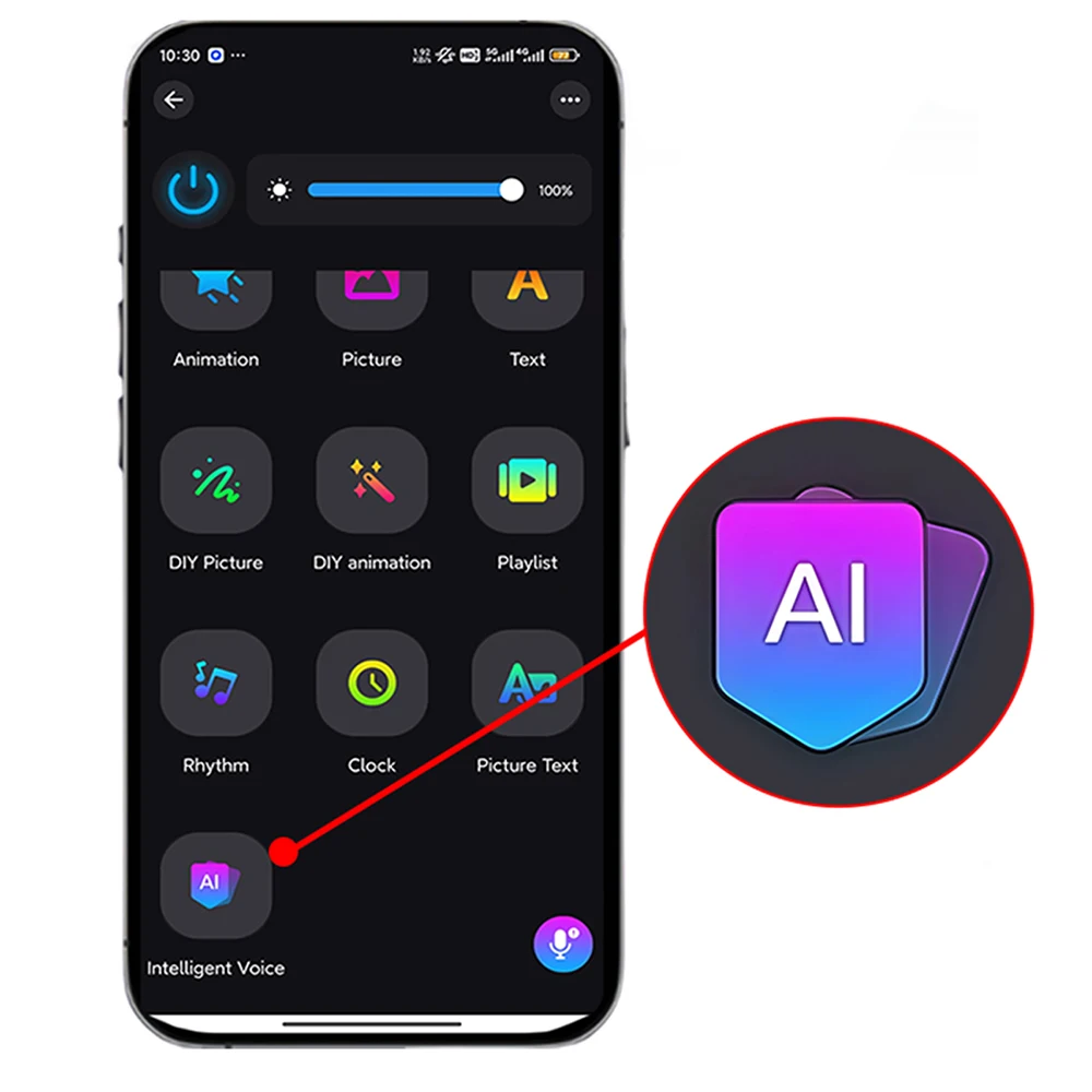 التحكم الصوتي عين الشيطان علامة السيارة LED لوحة مصفوفة لتقوم بها بنفسك شاشة إعلانية مرنة إيقاع الطيف بكسل عرض الرسوم المتحركة