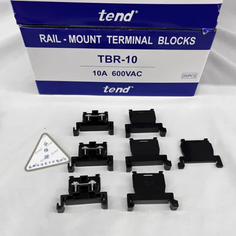 

50pcs Rail terminal disk wiring row TBR-10 10A 20A 30A