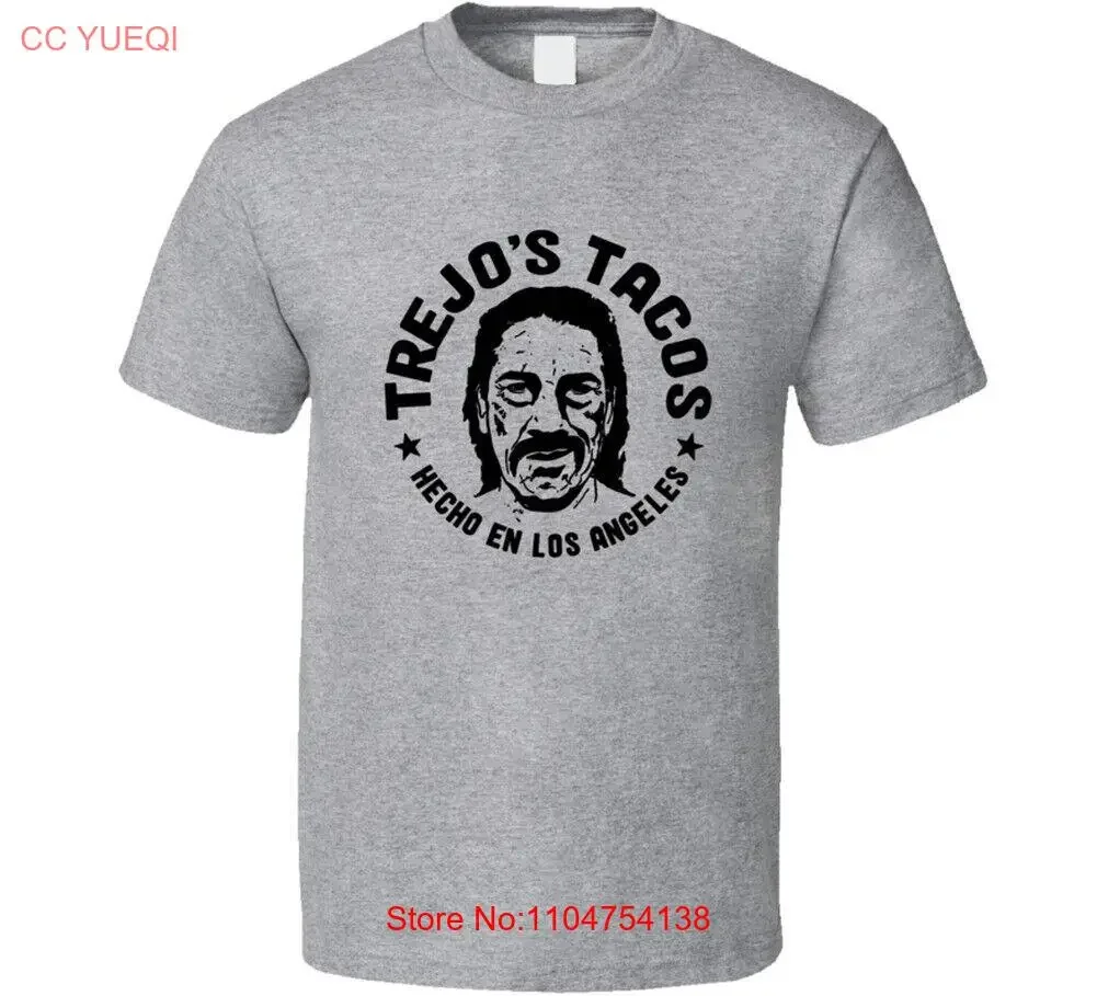 Trejo's Tacos Danny Trejo Popular Eatery Taco amantes camiseta vintage lavado transpirable homme ropa de calle estirada elegante