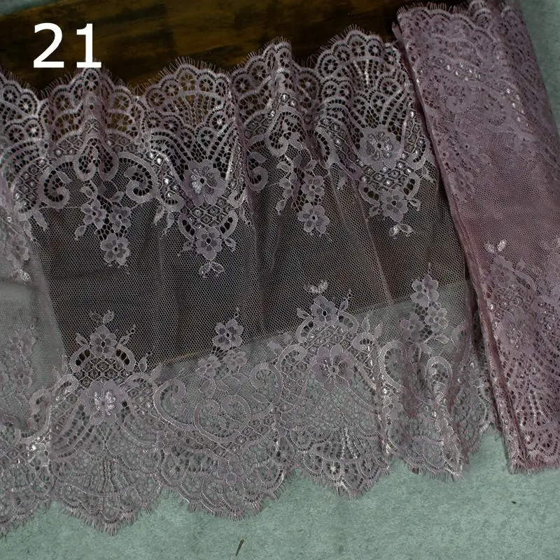 (3M/Lot)Changtilly Lace Trim DIY Eyelash Lace Fabrics Accessories Clothing Sewing Lace Materials Bridal Lace For Kneedle Work