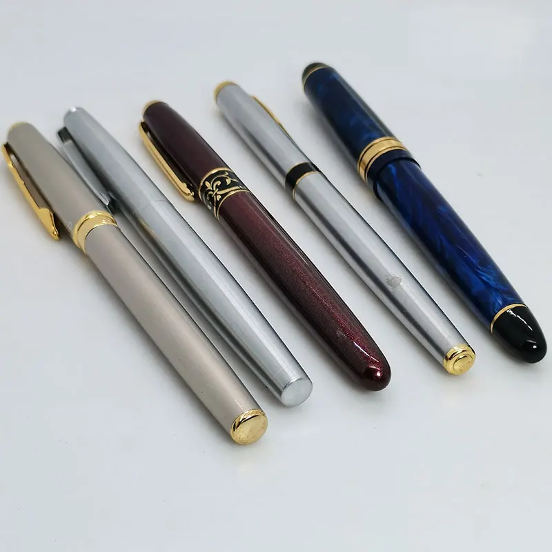 Fountain Pens Stock Stationery Collection, Writing Practice Word, Office and Daily Use, Combo Pack, Special Price, 5Pens