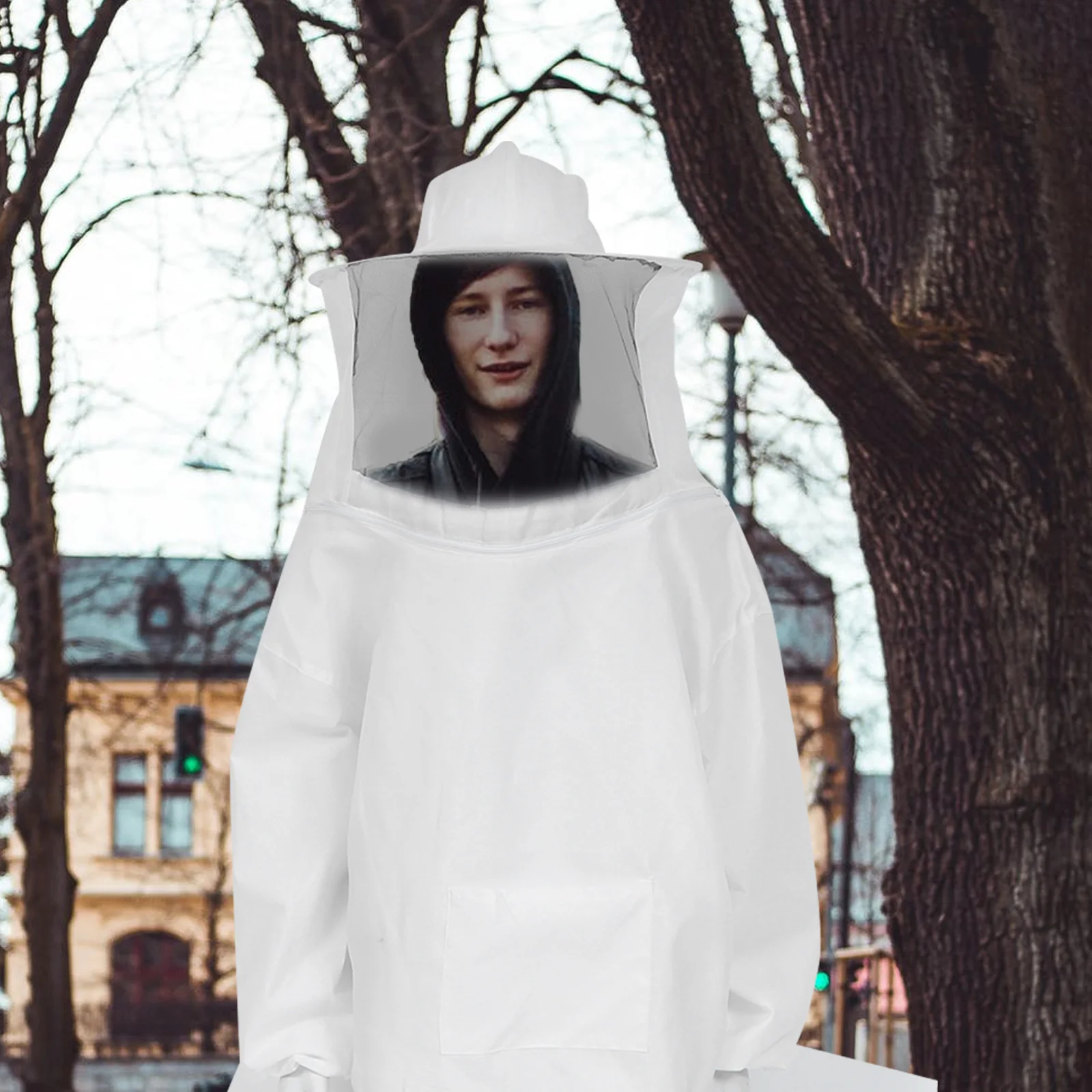 

1pc Anti-bee Suit Full Body Beekeeping Clothing UV Protection Breathable Foldable Outdoor Professional Costume for Beekeepers