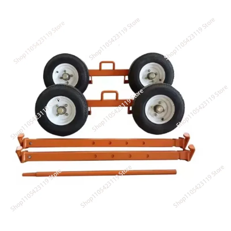3 Ton Car Tow Dolly Portable Vehicle Mover Jack Large Wheel Auto Moving Equipment