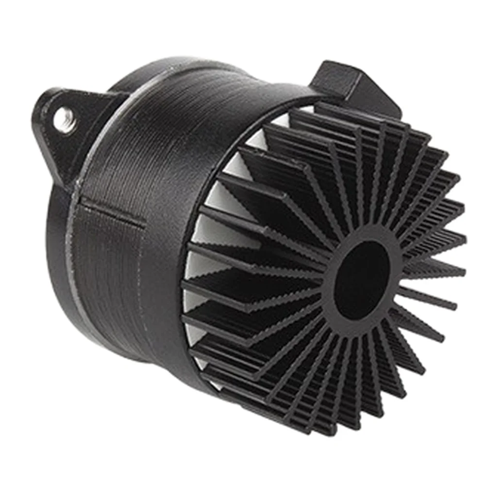 36mm Round Aluminum Heatsink for Stepper Motor Drivers Used in 3D Printers Sunflower Shaped Fins with Thermal Conductive Pads