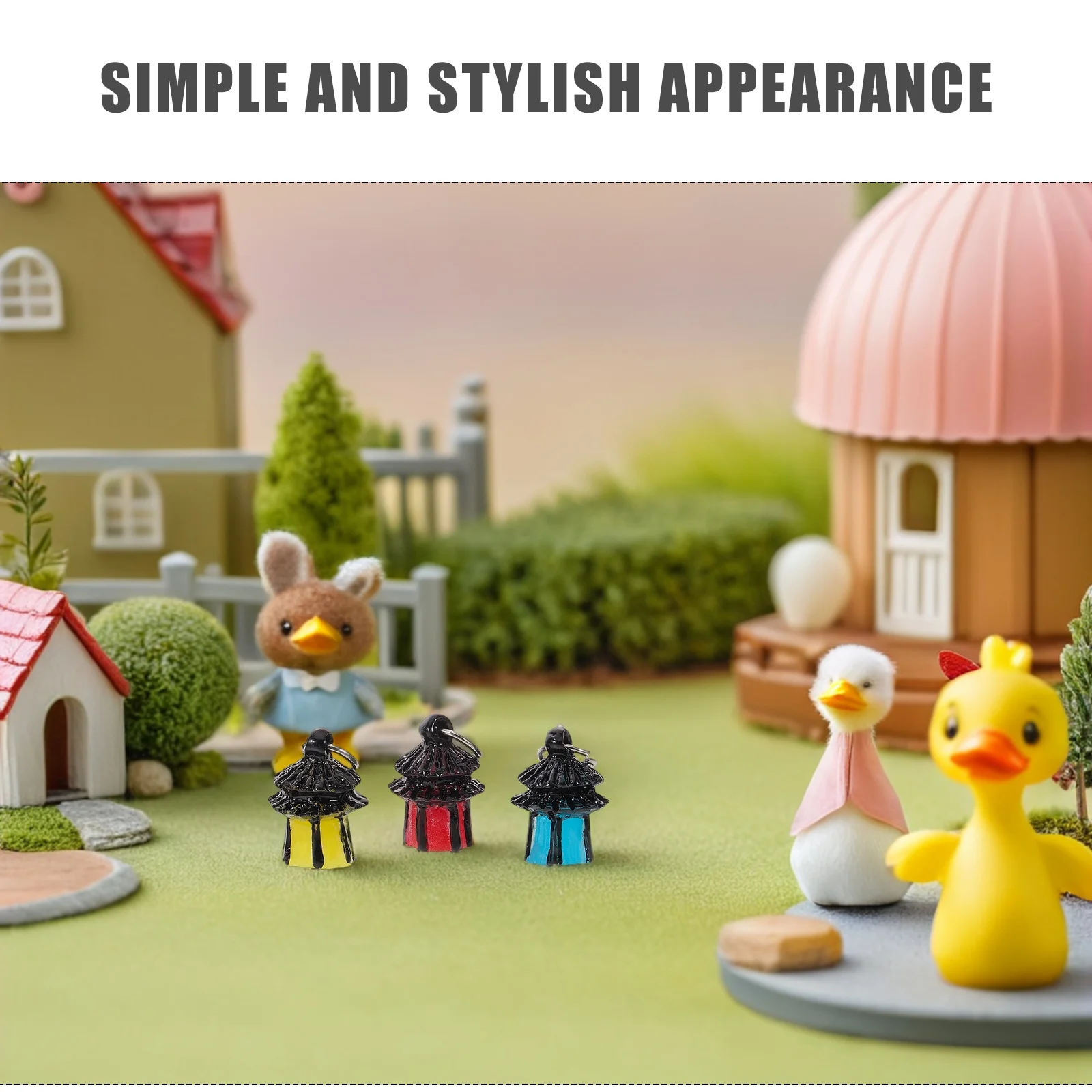 โคมไฟเรืองแสงขนาดเล็ก 14 ชิ้น สำหรับตกแต่งหมู่บ้านคริสต์มาส ทำจากเรซิ่น รูปทรงจิ๋ว สำหรับตกแต่งสวนขนาดเล็ก