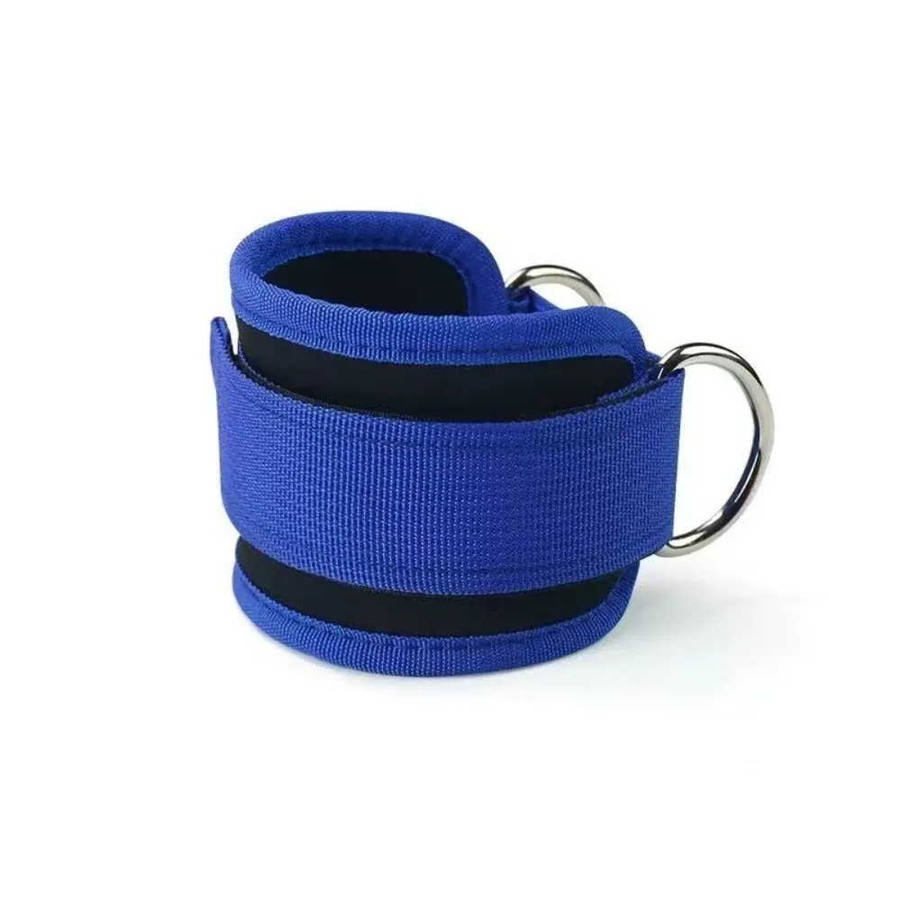 Double D-Ring Gym Ankle Straps Adjustable Straps Neoprene Padded Adjustable Ankle Cuffs Safety Buckle Legging Strap