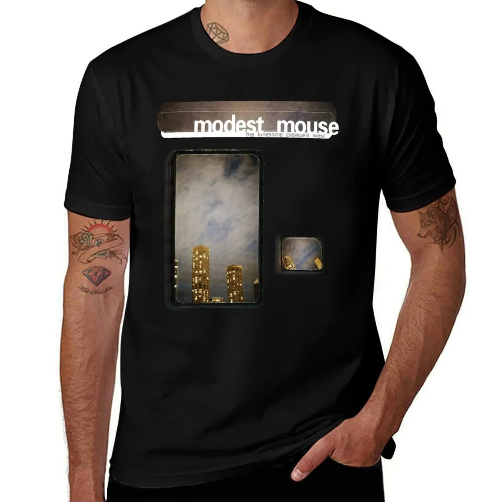 

the lonesome crowded west T-Shirt t shirts for man cotton man tshirt T-Shirt