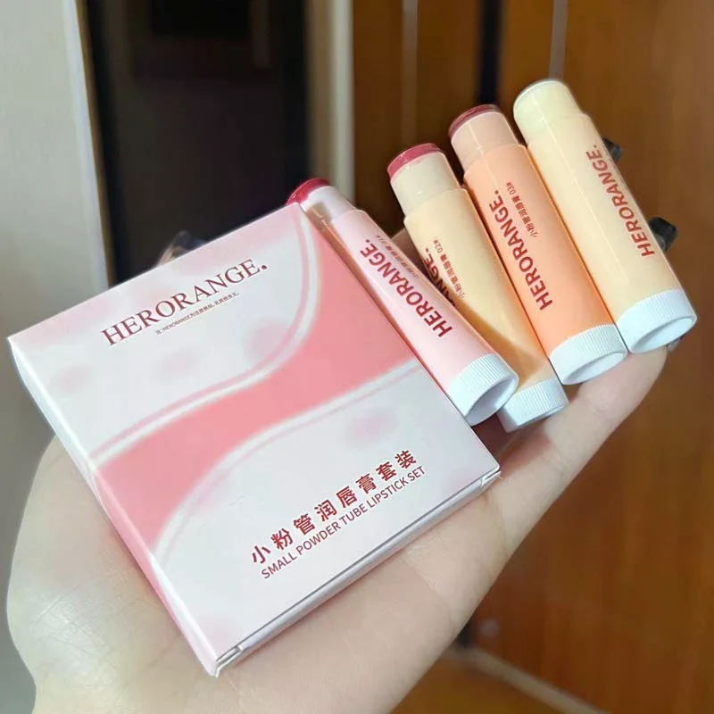 

HERORANGE 1/4 шт. Цветной увлажняющий бальзам для губ, восстанавливающая маска для губ, уход за губами, устранение омертвевшей кожи, тинт-желе для макияжа губ