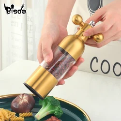 Stainless Steel Salt and Pepper Grinder, Spice Mill, Cooking Tools, Mix Ceramic Grinder, Spice Jar, Condiment Container, 1Pc