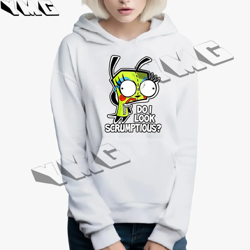 Gothic girl Y2K clothing, thick cotton sports hoodie, punk anime print, Grunge women's hip-hop oversized loose streetwear, Emo