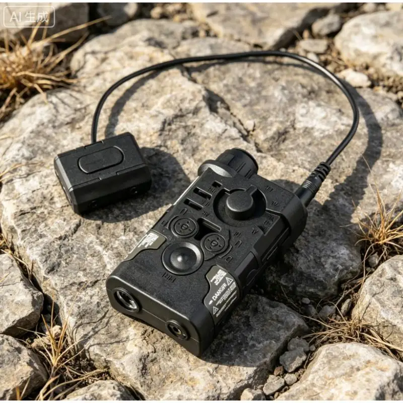 

NGAL Shaped Battery Case Multifunctional Green Laser Flashlight Strobe Lamp With Tail Switch Outdoor Model Parts