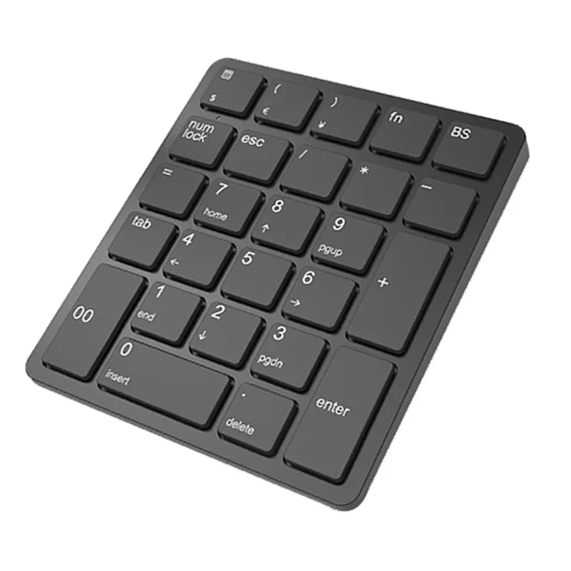 2.4G Wireless Numeric Keypad Financial Rechargeable Silent Keypad Suitable for Notebook Desktop
